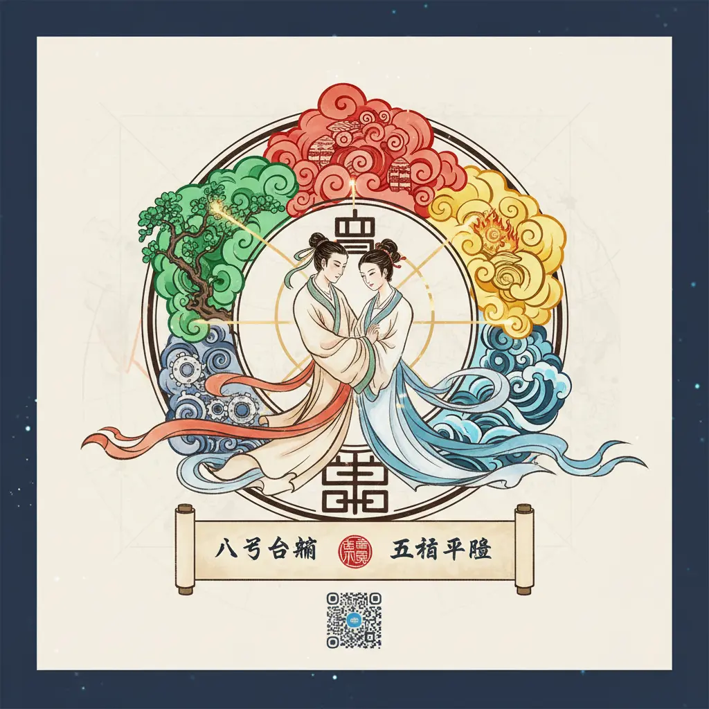 五行平衡 - 八字合婚