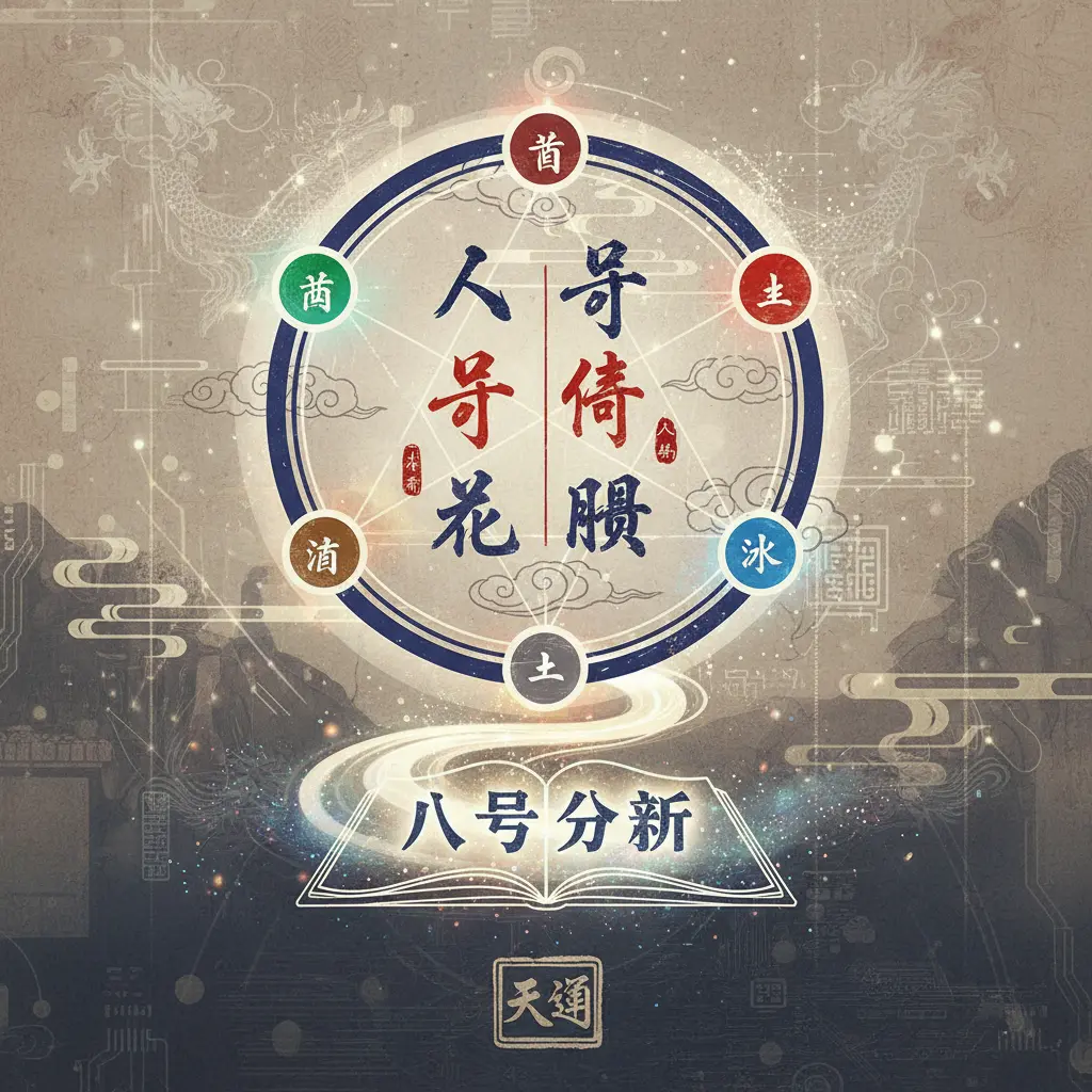八字分析 - 八字命盤