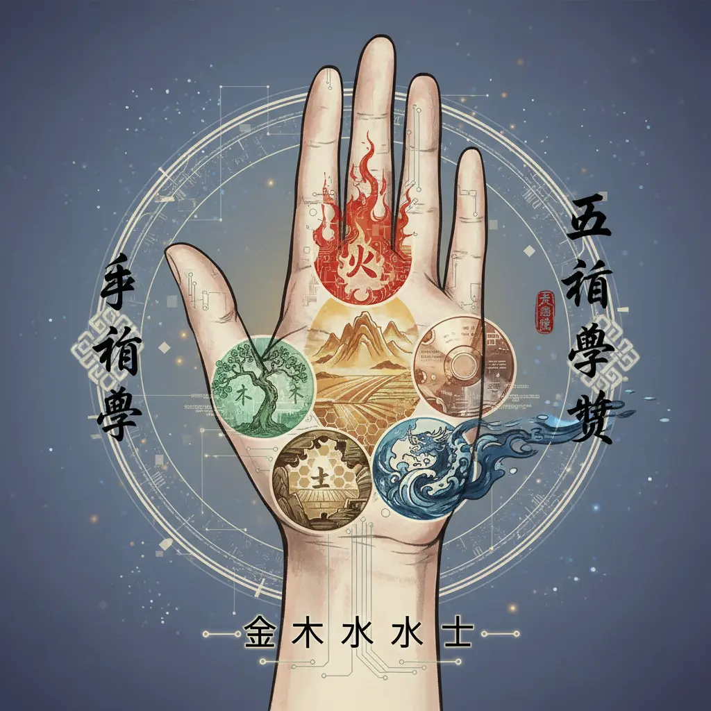 手相學 - 五行學說