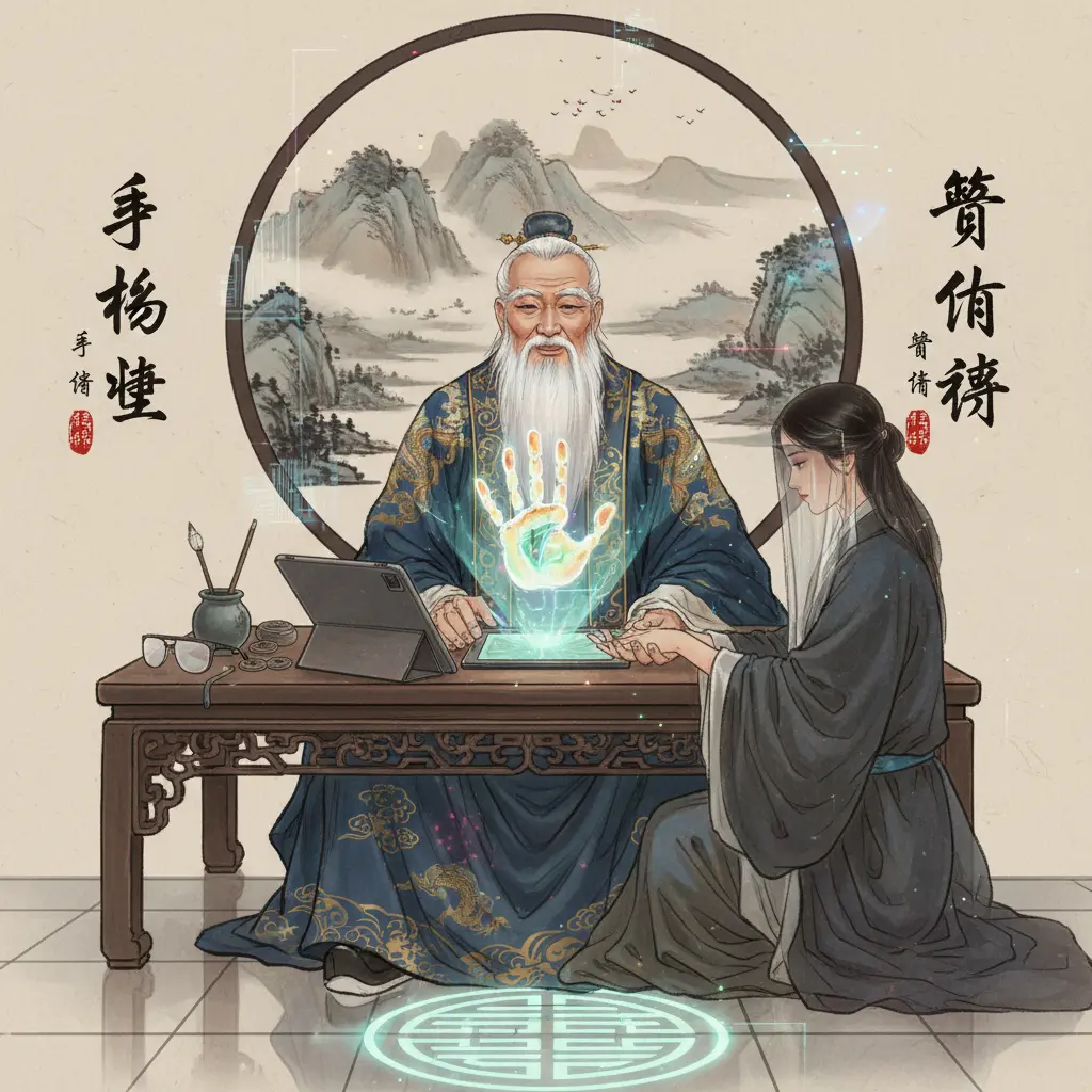 算命師傅 - 手相學