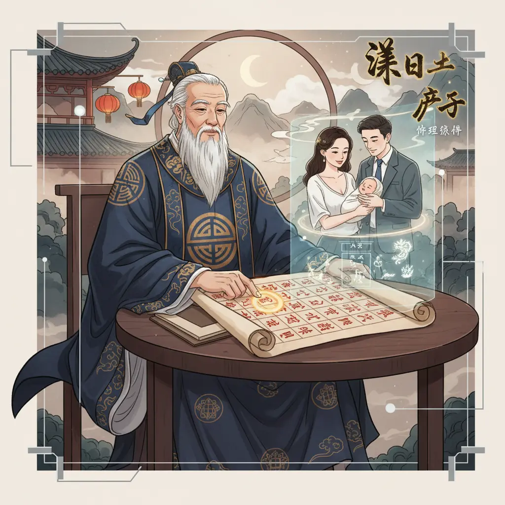 命理師傅 - 擇日產子