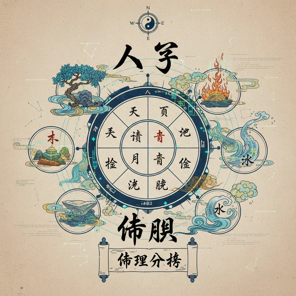 命理分析 - 八字命盤