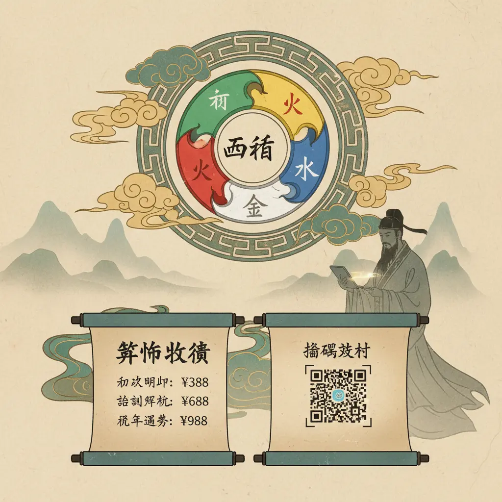 算命收費 - 五行
