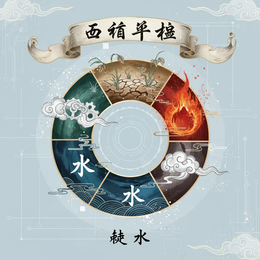 五行平衡 - 五行缺水