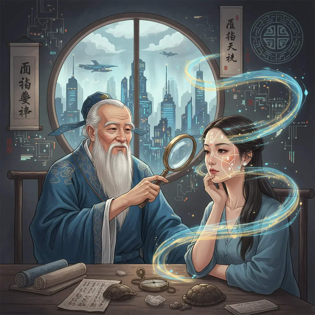 算命師傅 - 面相學