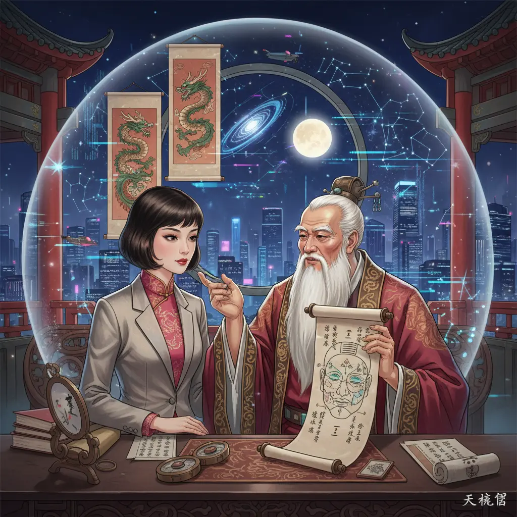 算命師傅 - 面相學