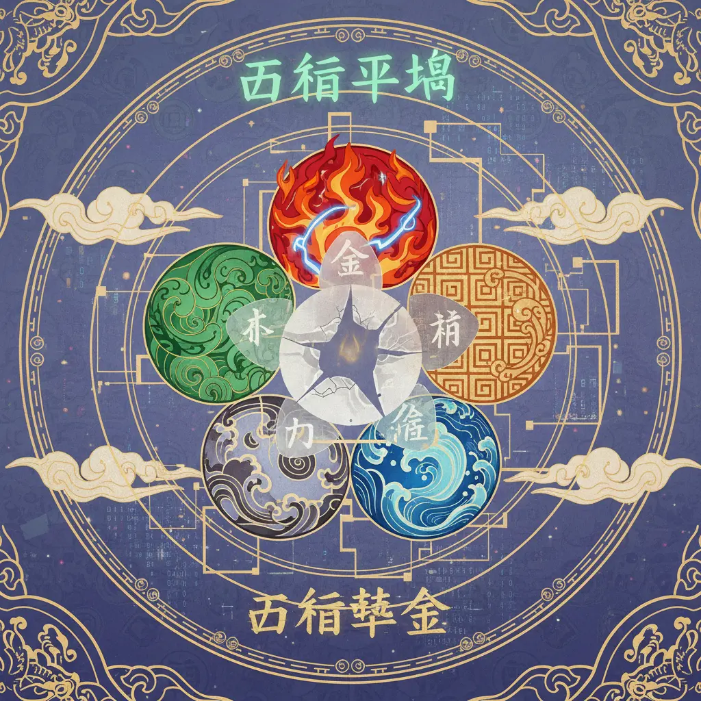 五行平衡 - 五行缺金